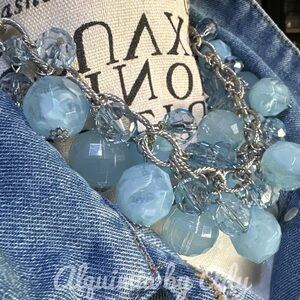 Alquimia Blue and Silver Necklace
